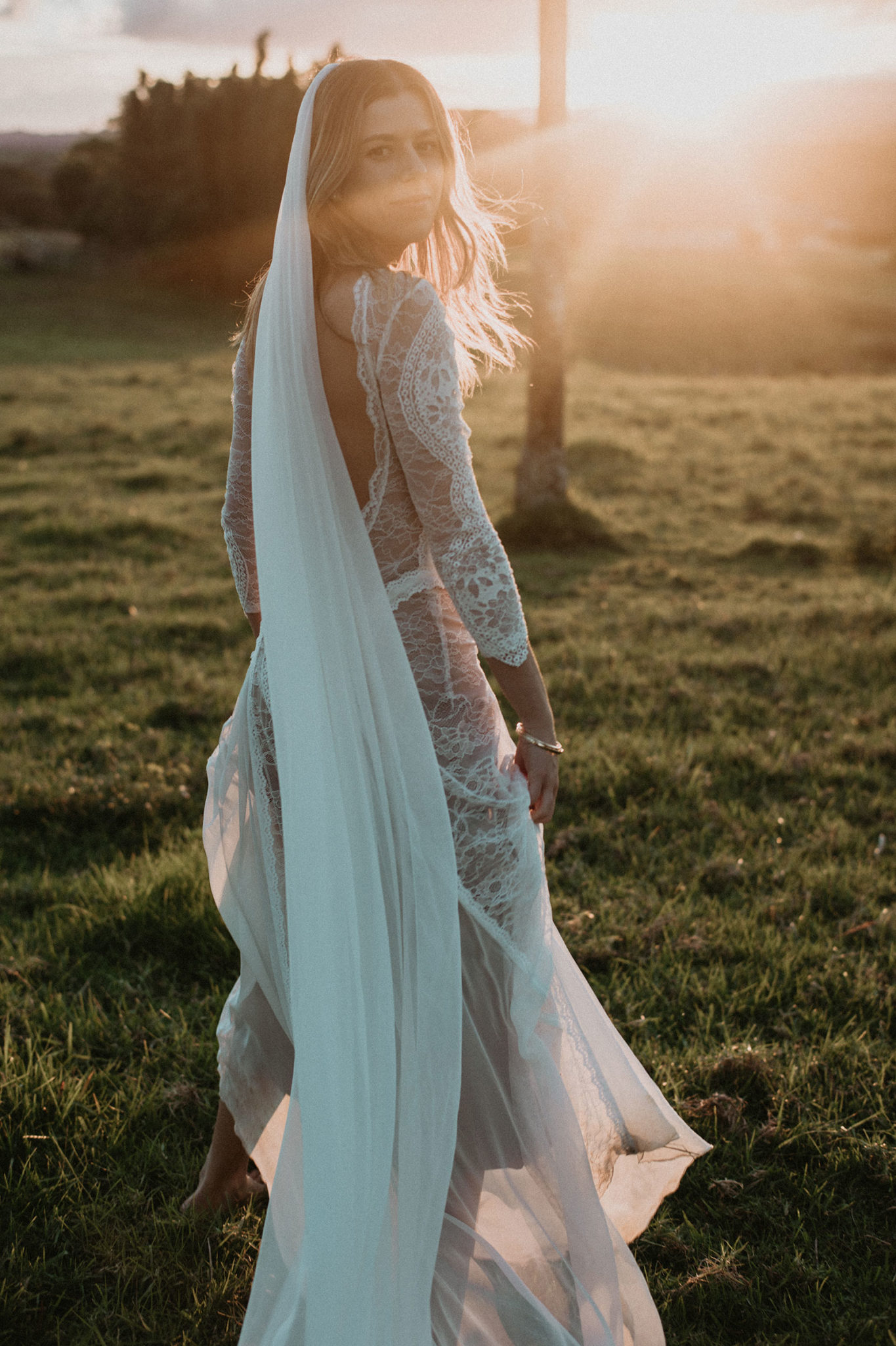 Inca Gown | Low Back Wedding Dress | Grace Loves Lace