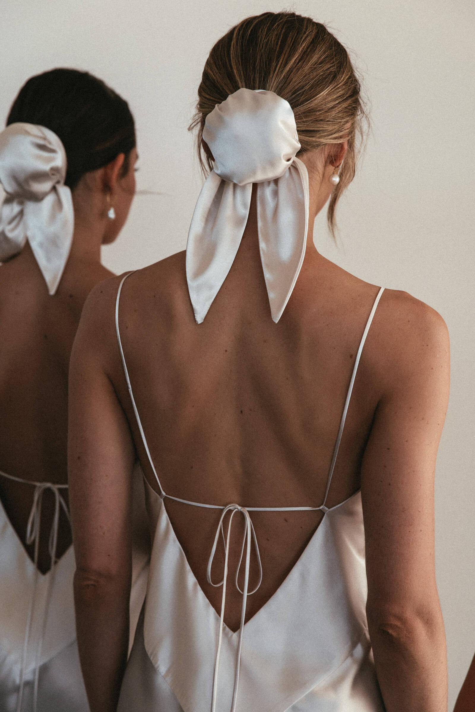 Silky Satin Hair Bun Moonshine Hair Accessories Grace Loves Lace