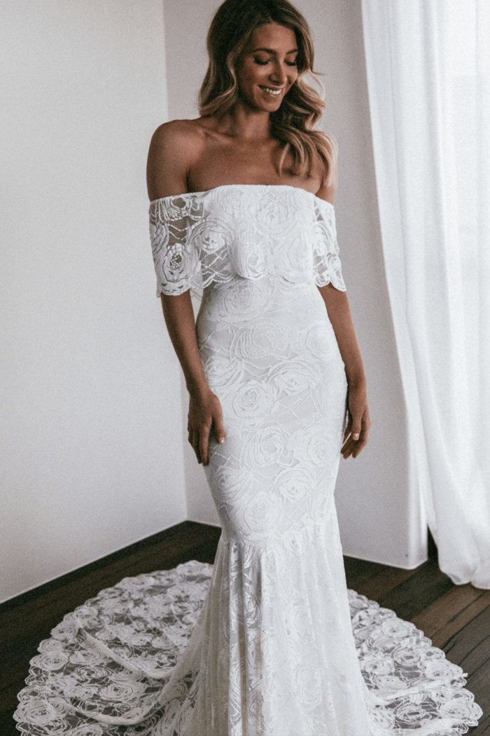 Peaches Gown | Lace Wedding Dress | Grace Loves Lace