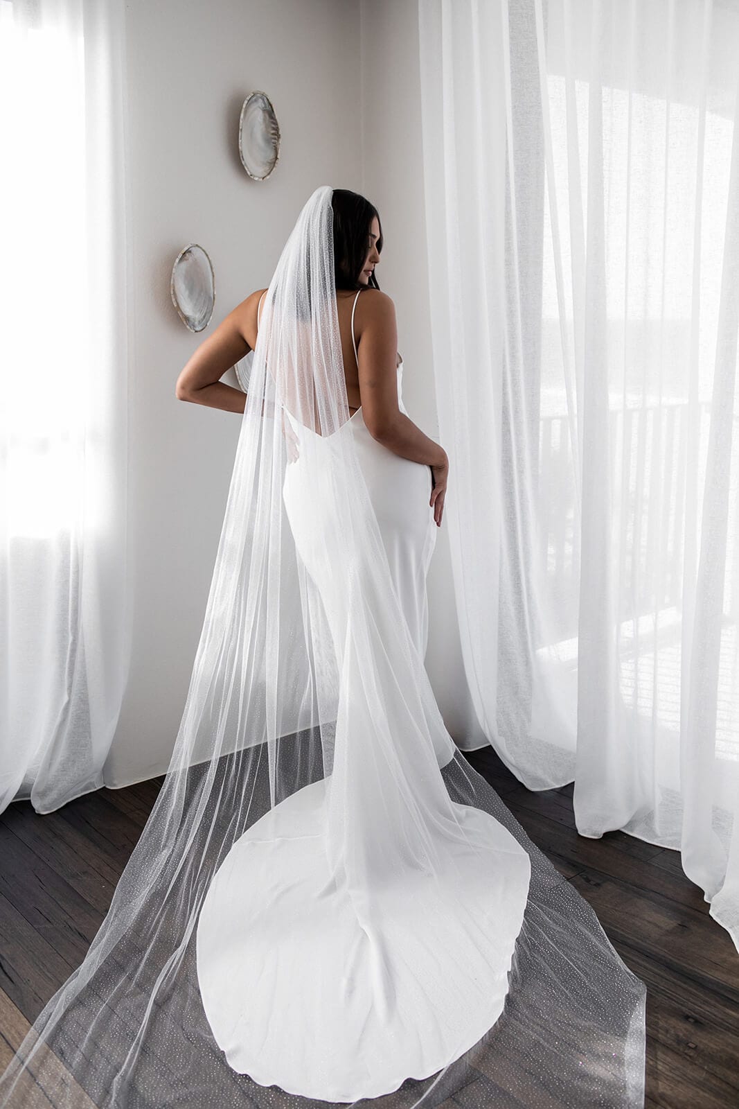Shimmy Veil Tulle Glitter Veil Grace Loves Lace