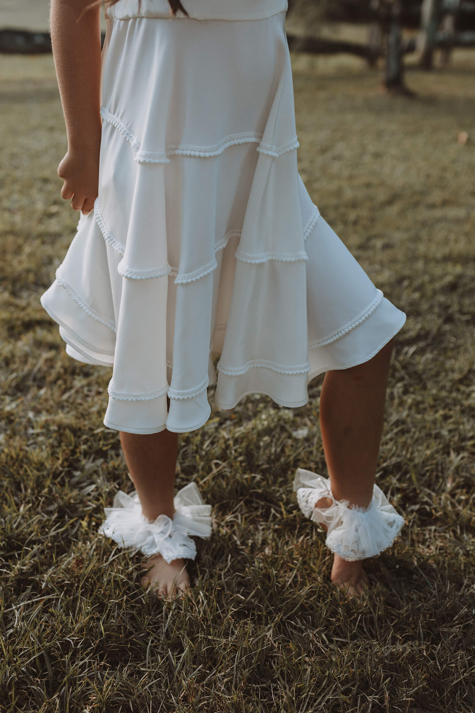 Mini Twirl Anklets Flower Girl Accessories Grace Loves Lace